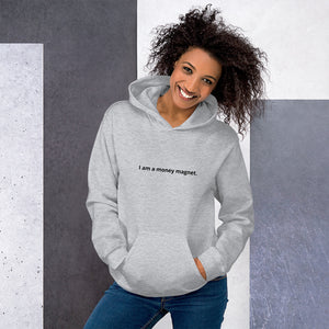 Open image in slideshow, I am a money magnet. Women&#39;s Affirmation Hoodie
